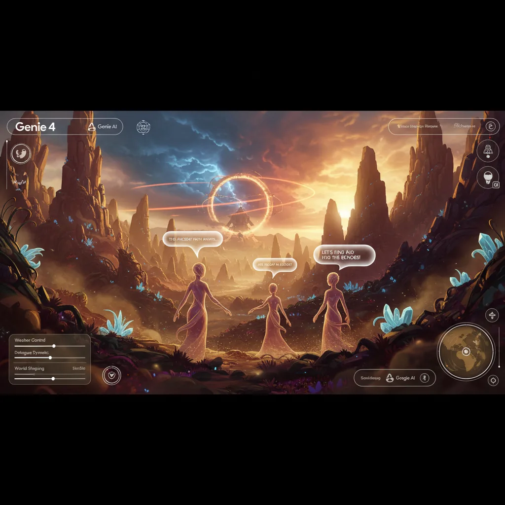 Google представила Genie 4: интерактивные миры с аудио и диалогами